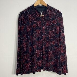 R&M Collection Evening Jacket‎ XL Red Sparkly